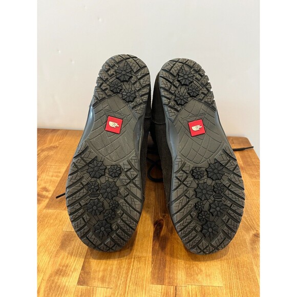 North Face Nuptse Purna II Boots Winter Snow Insulated Waterproof Black Mid Calf - Picture 6 of 9